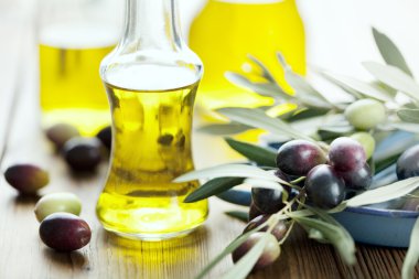 Olive oil clipart