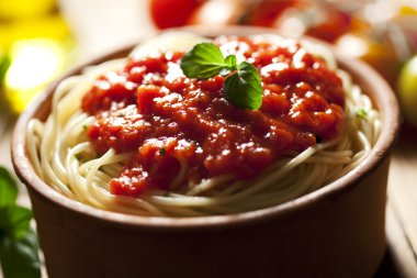 Spaghetti napolitana clipart