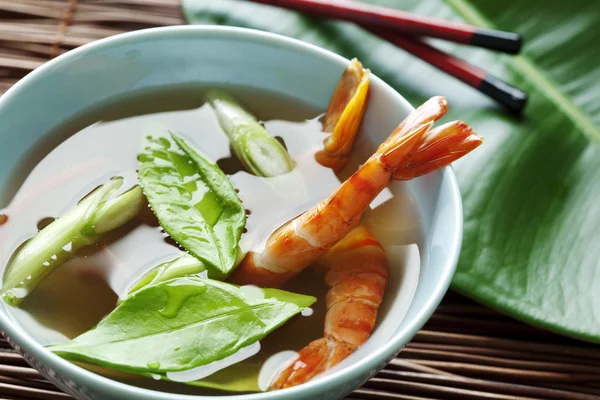 stock image Asian style seafood soup