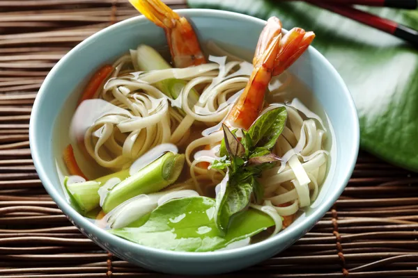 stock image Noodle shellfish soup