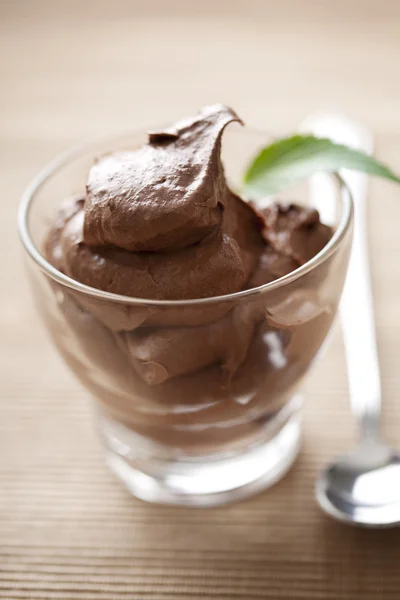 Mousse de chocolate — Fotografia de Stock