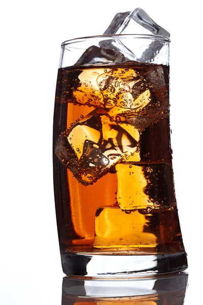 stock image Glass of cola