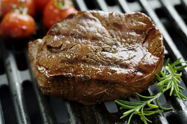 Beef fillet on the grill — Stock Photo, Image