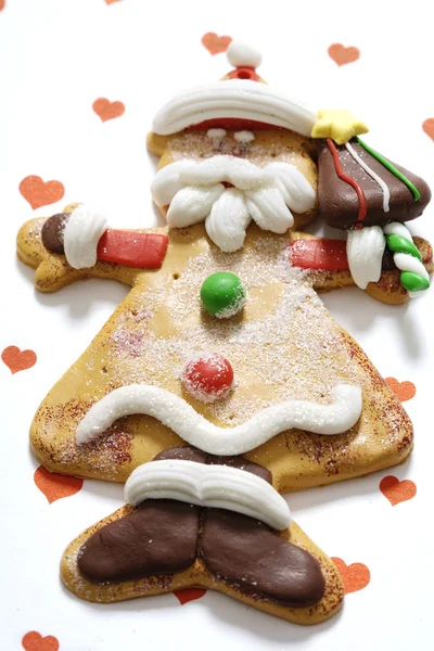 Modelled gingerbread man — Stock Photo, Image