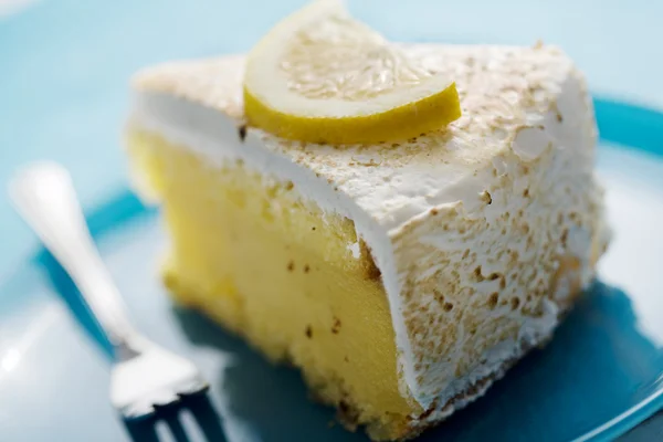 Slice of lemon pie — Stock Photo, Image