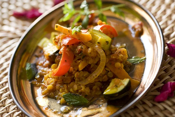 Lenticchie al curry — Foto Stock