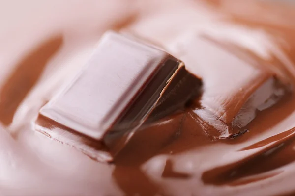 Таяние шоколада — стоковое фото