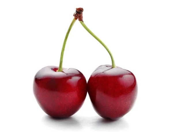 Twin cherries — Stock Photo, Image