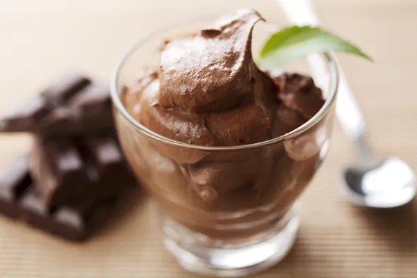 Chocolate mousse Royalty Free Stock Images