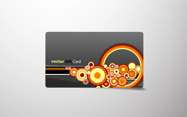 Colored gift card. — Stock Vector