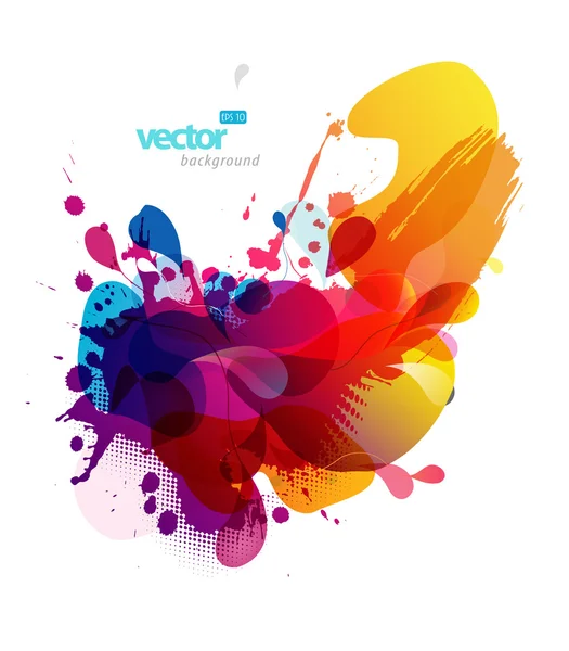 Abstraktní barevné úvodní obrázek. — Stockový vektor