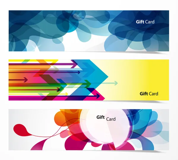 stock vector Set of three abstract banners.