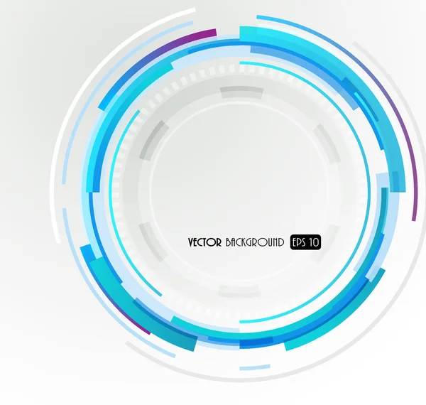 Abstract futuristic blue circle. — Stock Vector