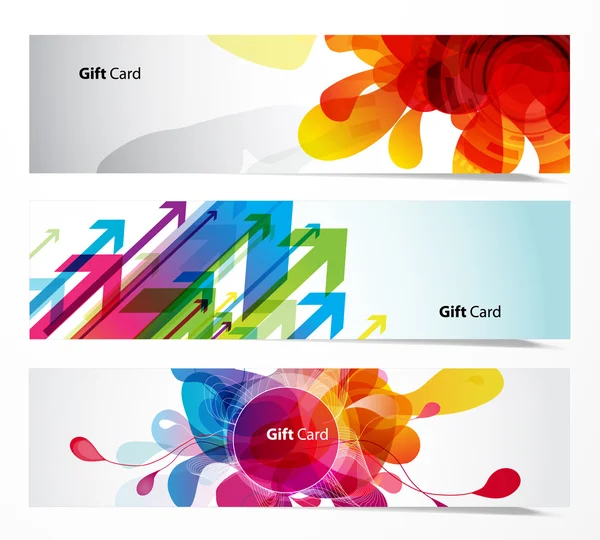 stock vector Set of three abstract banners.