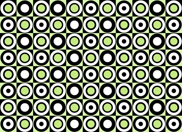 Zöld kör mintát. Vektor — Stock Vector