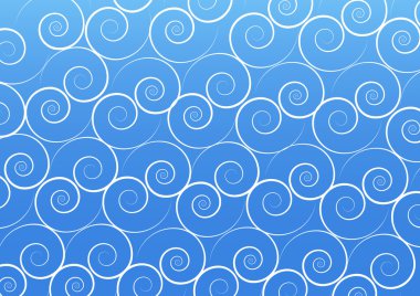 Spiral vector pattern. clipart