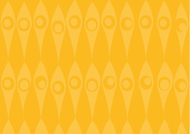 Yellow wallpaper pattern. Vector clipart