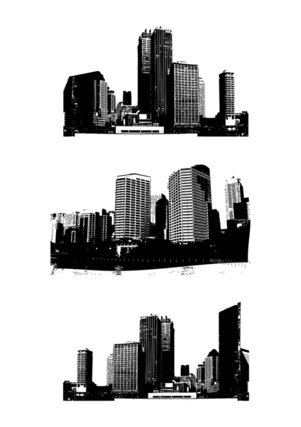 Rascacielos. Vector — Archivo Imágenes Vectoriales