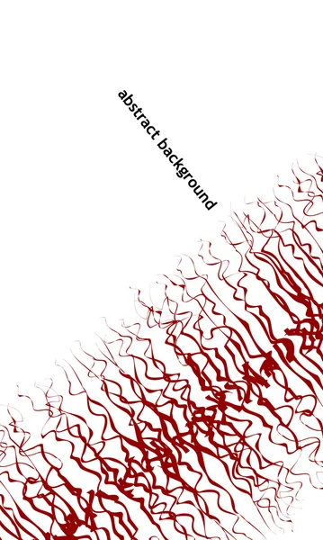 赤のストライプの抽象的なイラスト。ベクトル アート — ストックベクタ