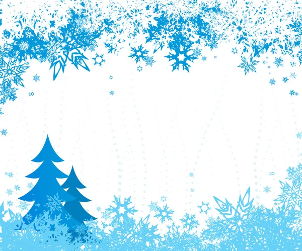 Winter illustratie. vector — Stockvector