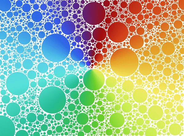 Color bubbles background — Stock Photo, Image