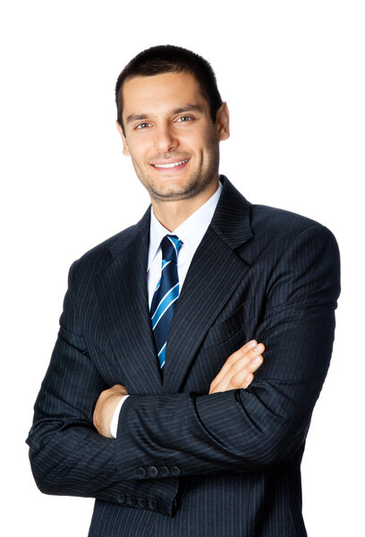 Businessman, isolated on white background