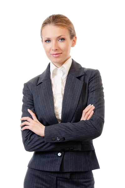 Businesswoman, isolated on white — Stock Photo, Image