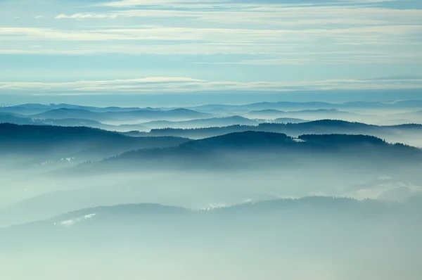 Góry w Beskidzie — Zdjęcie stockowe
