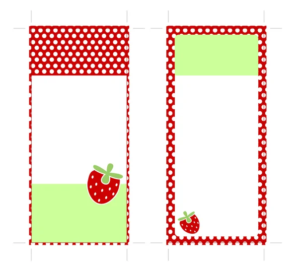 Cartão de rack de dois lados 4x9 — Fotografia de Stock