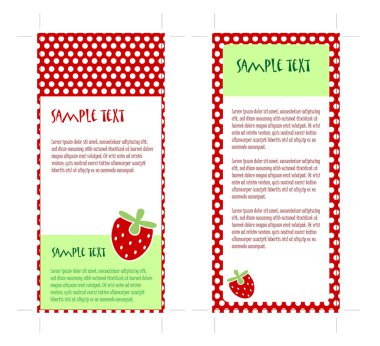 4x9 Two Sided Rack Card clipart