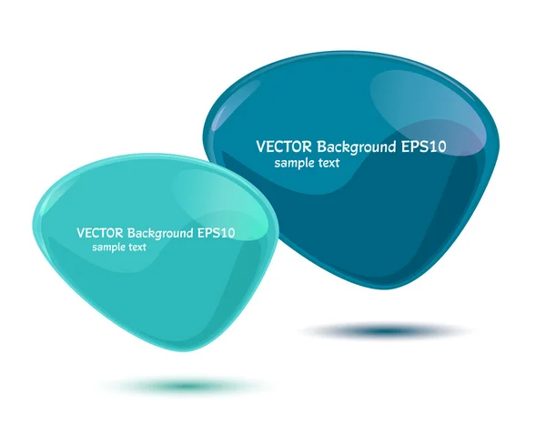 Kék fényes rakhatja — Stock Vector