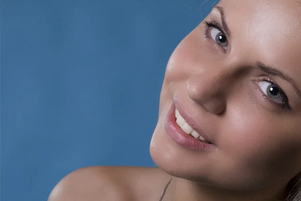 A smile of a woman — Stock Photo, Image