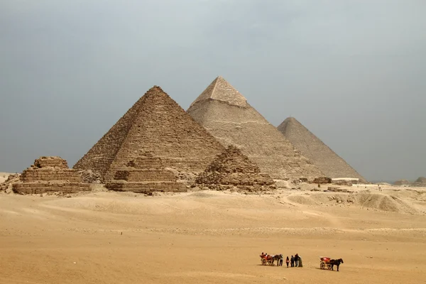 Pyramiderna Stockfoto