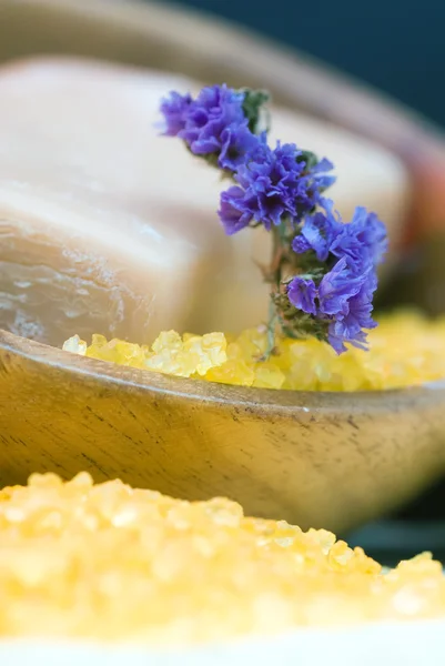 stock image Soap and bath salt