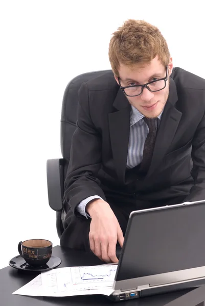 stock image Business man at office