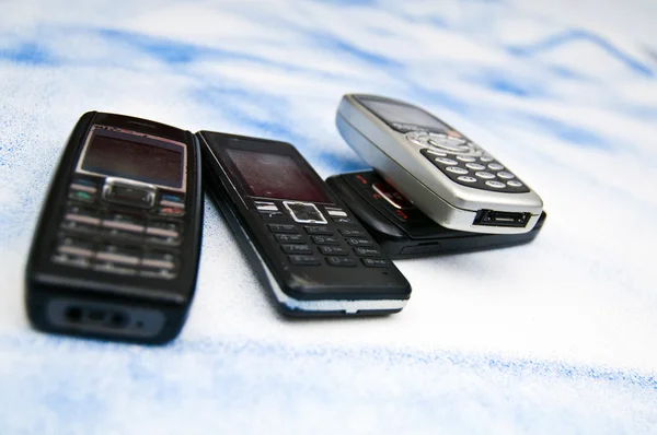 Old mobile phones — Stock Photo, Image