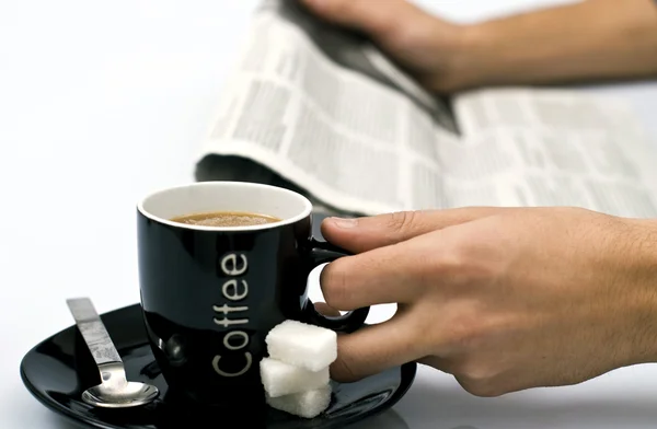 Stock image Drinking coffee at office