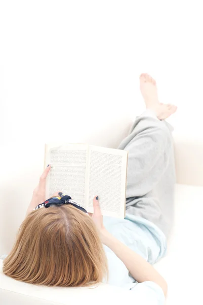 stock image Girl reading book