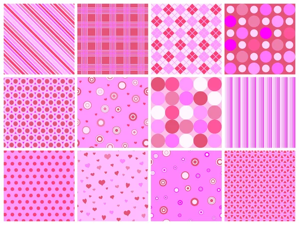 stock vector Valentine patterns