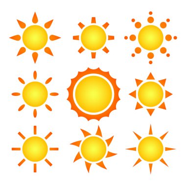 Suns collection clipart