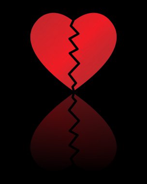 Broken heart clipart