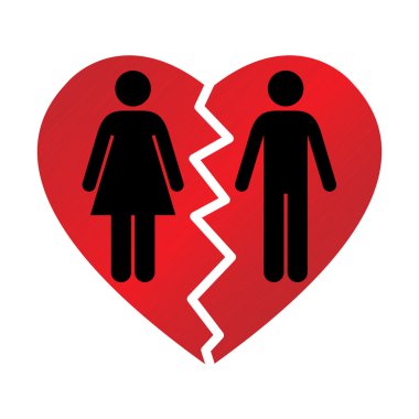 Broken heart clipart