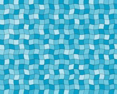 Tiles blue clipart