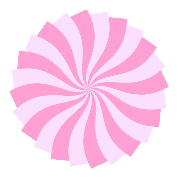 Tourbillon rose — Image vectorielle