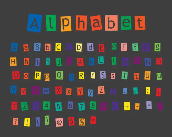 Alphabet — Stockvektor