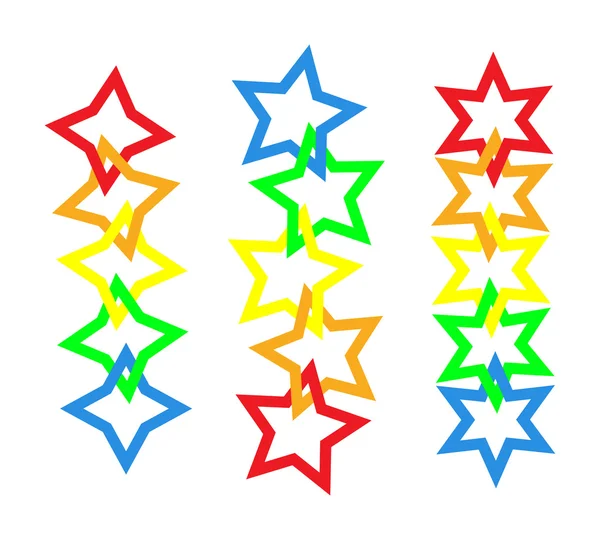 Hvězda řetězy — Stockový vektor