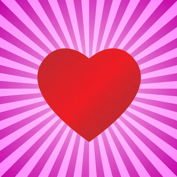 Coeur sur fond — Image vectorielle