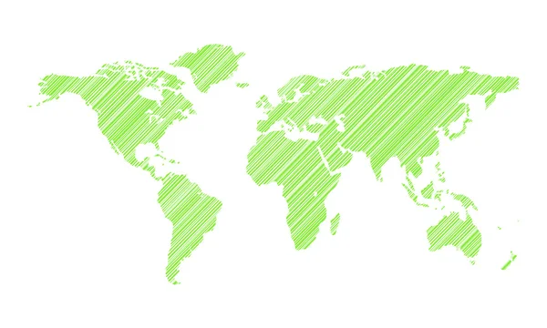 Mapa świata Ilustracje Stockowe bez tantiem