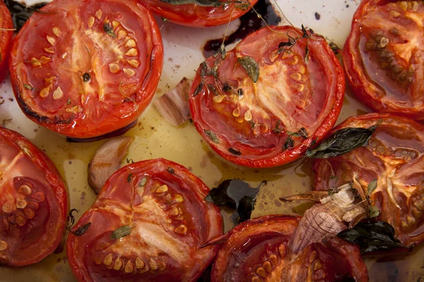 stock image Baked tomatoes.