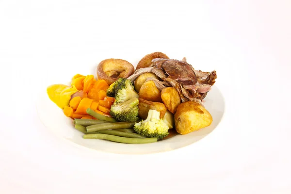 stock image English roast dinner.